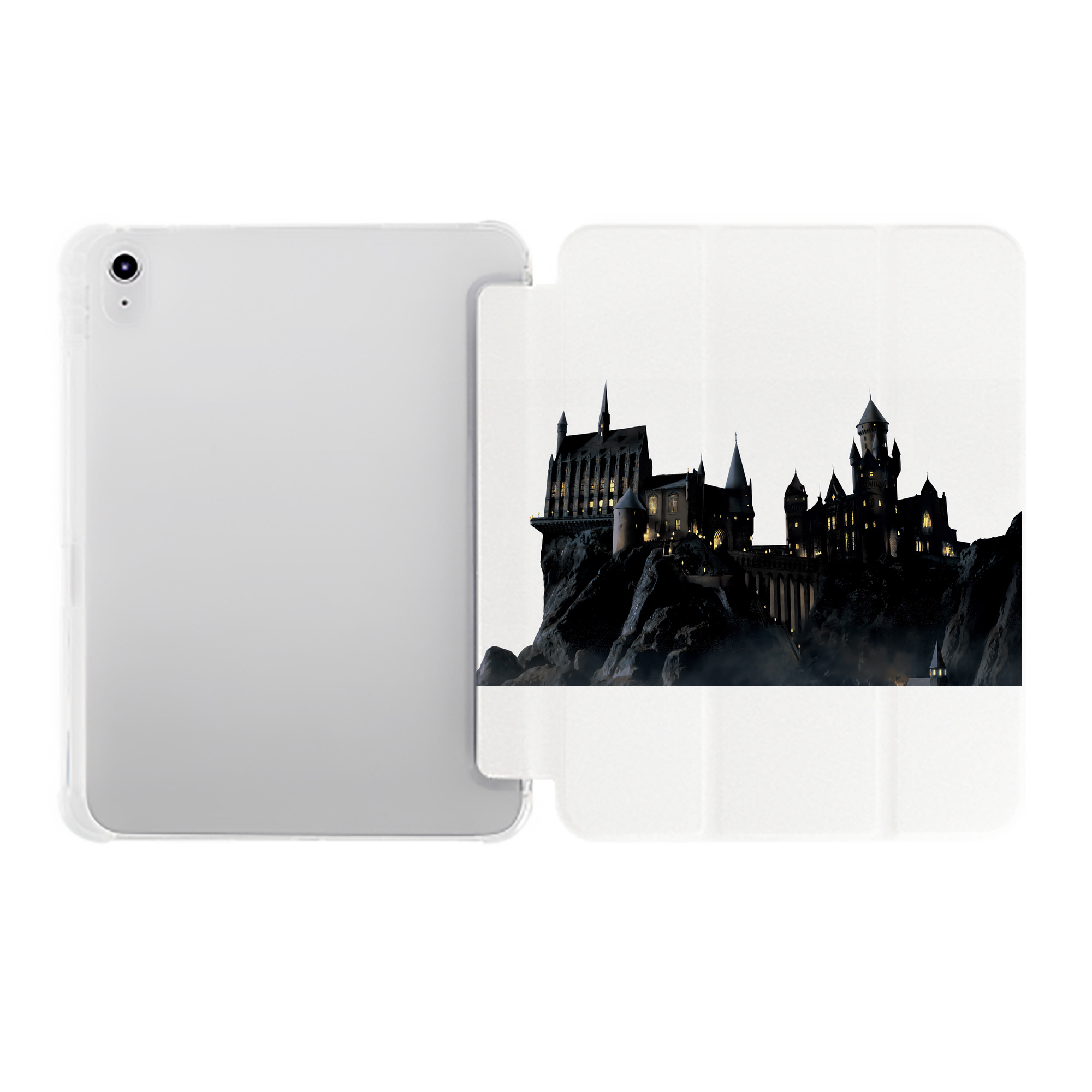 （画像用） Harry Potter ハリー・ポッターシリーズ IPad ケース ペン収納付き 三つ折りスタンド PUレザー×シリコン 対応機種9.5/10.5/10.9インチ